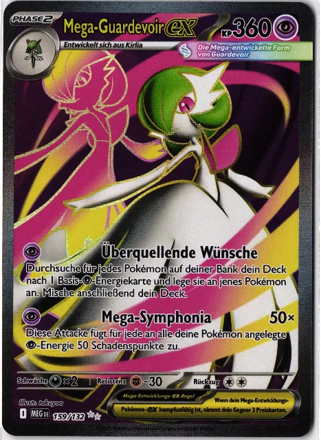 Mega-Guardevoir-ex Mega Evolution 159/132 Vorderseite